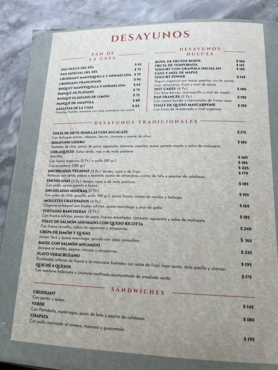 Café Toscano Parque Mèxico Menu - Image 4